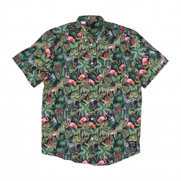 camicia manica corta uomo oden wildlife aop shirt MULTI
