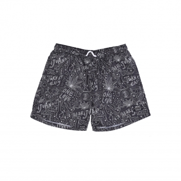 costume pantaloncino uomo zack mary jane aop swim trunk BLACK