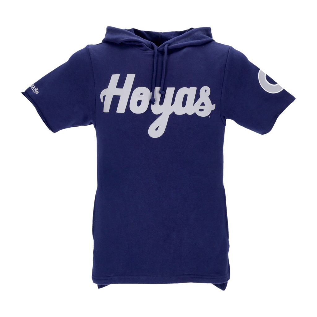 felpa leggera cappuccio manica corta uomo ncaa game day french terry hoodie geohoy NAVY