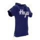 felpa leggera cappuccio manica corta uomo ncaa game day french terry hoodie geohoy NAVY