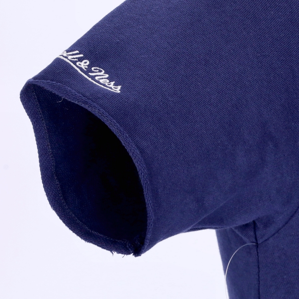 felpa leggera cappuccio manica corta uomo ncaa game day french terry hoodie geohoy NAVY
