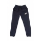 pantalone tuta felpato ragazzo club jogger pant MIDNIGHT NAVY/MIDNIGHT NAVY/WHITE