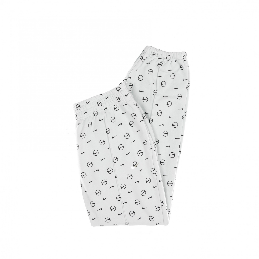 pantalone tuta felpato donna w sportswear pant all over print pack PURE PLATINUM
