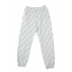 pantalone tuta felpato donna w sportswear pant all over print pack PURE PLATINUM