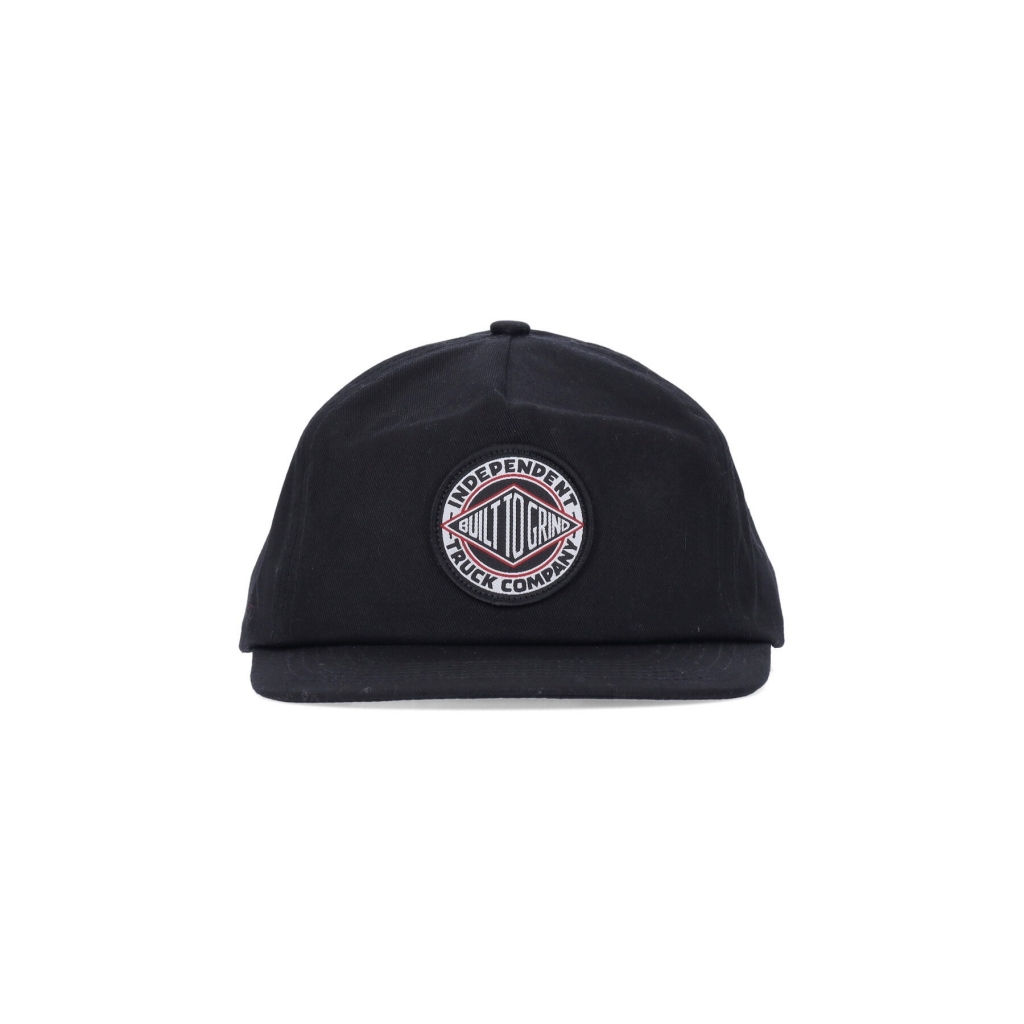 cappellino visiera piatta uomo btg summit cap BLACK