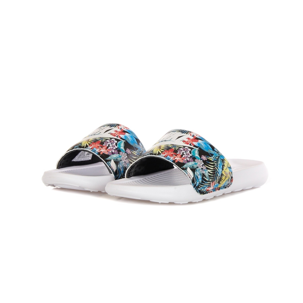 ciabatte donna w victori one slide print BLACK/WHITE/WHITE