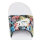 ciabatte donna w victori one slide print BLACK/WHITE/WHITE
