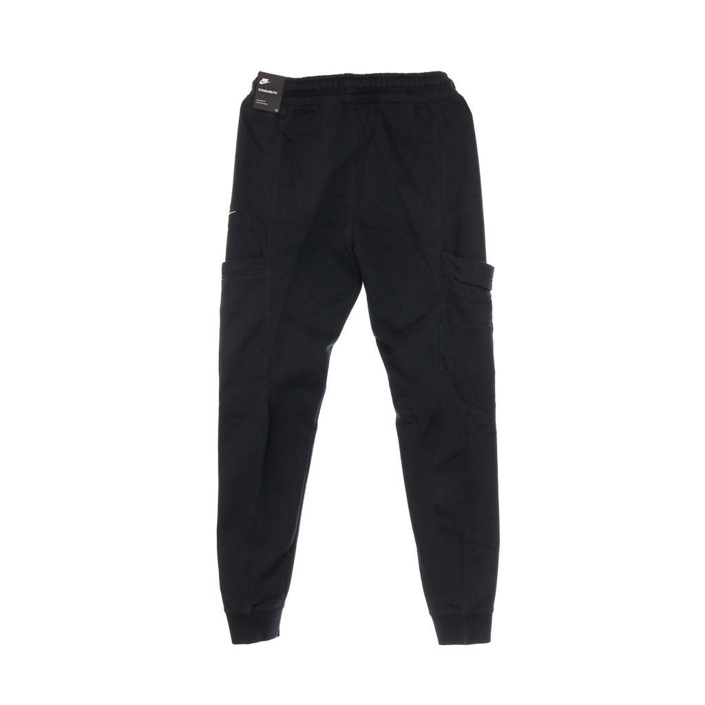 pantalone tuta felpato donna sportswear air pant fleece mr BLACK/WHITE