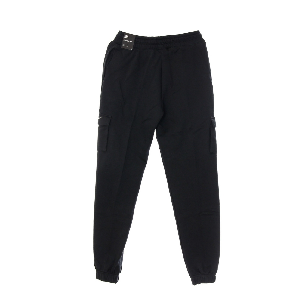pantalone tuta felpato donna w sportswear  swoosh pant ft mr BLACK/WHITE