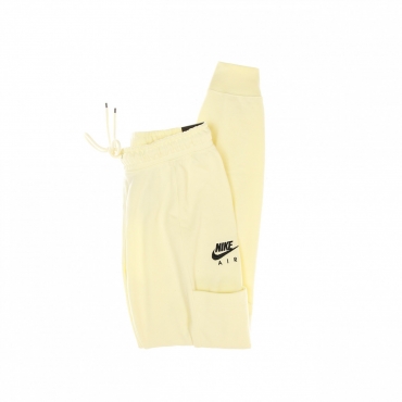 pantalone tuta felpato donna sportswear air pant fleece mr COCONUT MILK/BLACK