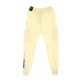 pantalone tuta felpato donna sportswear air pant fleece mr COCONUT MILK/BLACK