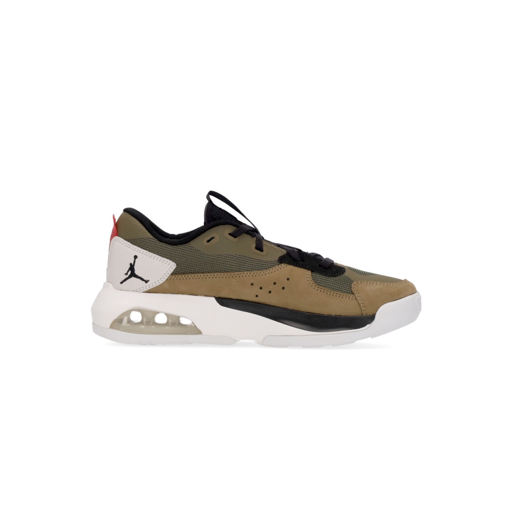 scarpa bassa uomo jordan air 200e MEDIUM OLIVE/UNIVERSITY RED/SUMMIT WHITE