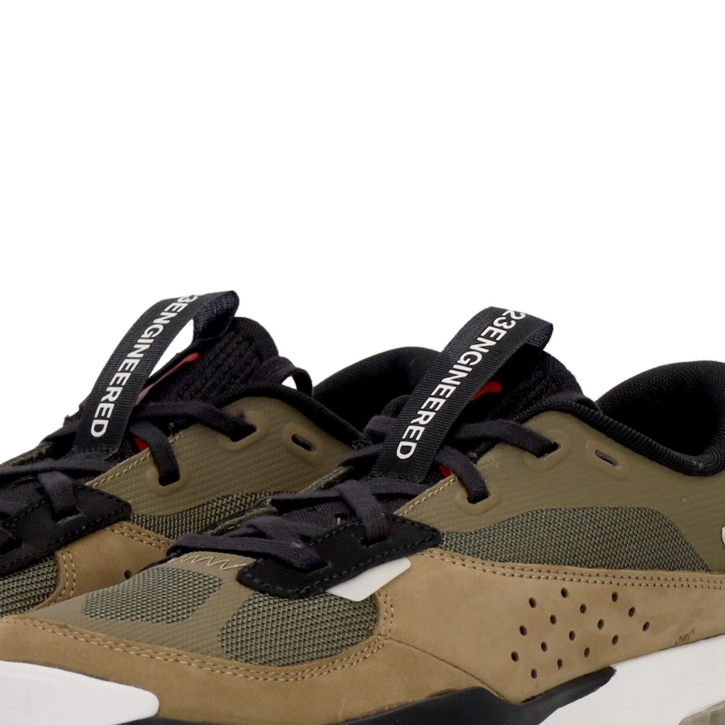 scarpa bassa uomo jordan air 200e MEDIUM OLIVE/UNIVERSITY RED/SUMMIT WHITE