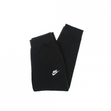 pantalone tuta felpato ragazzo sportswear club fleece pant BLACK/WHITE