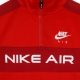 completo tuta bambino u sportswear nike air tracksuit UNIVERSITY RED/GYM RED/WHITE/WHITE