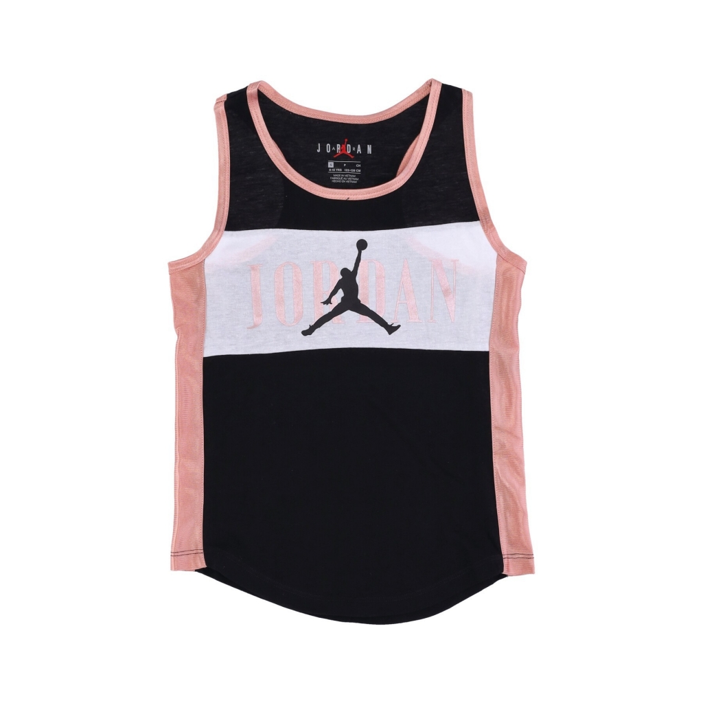 canotta ragazza pink satin tank top BLACK