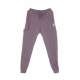 pantalone tuta felpato donna sportswear air pant fleece mr PURPLE SMOKE/WHITE
