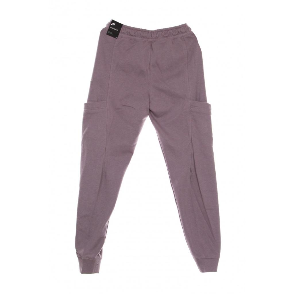 pantalone tuta felpato donna sportswear air pant fleece mr PURPLE SMOKE/WHITE