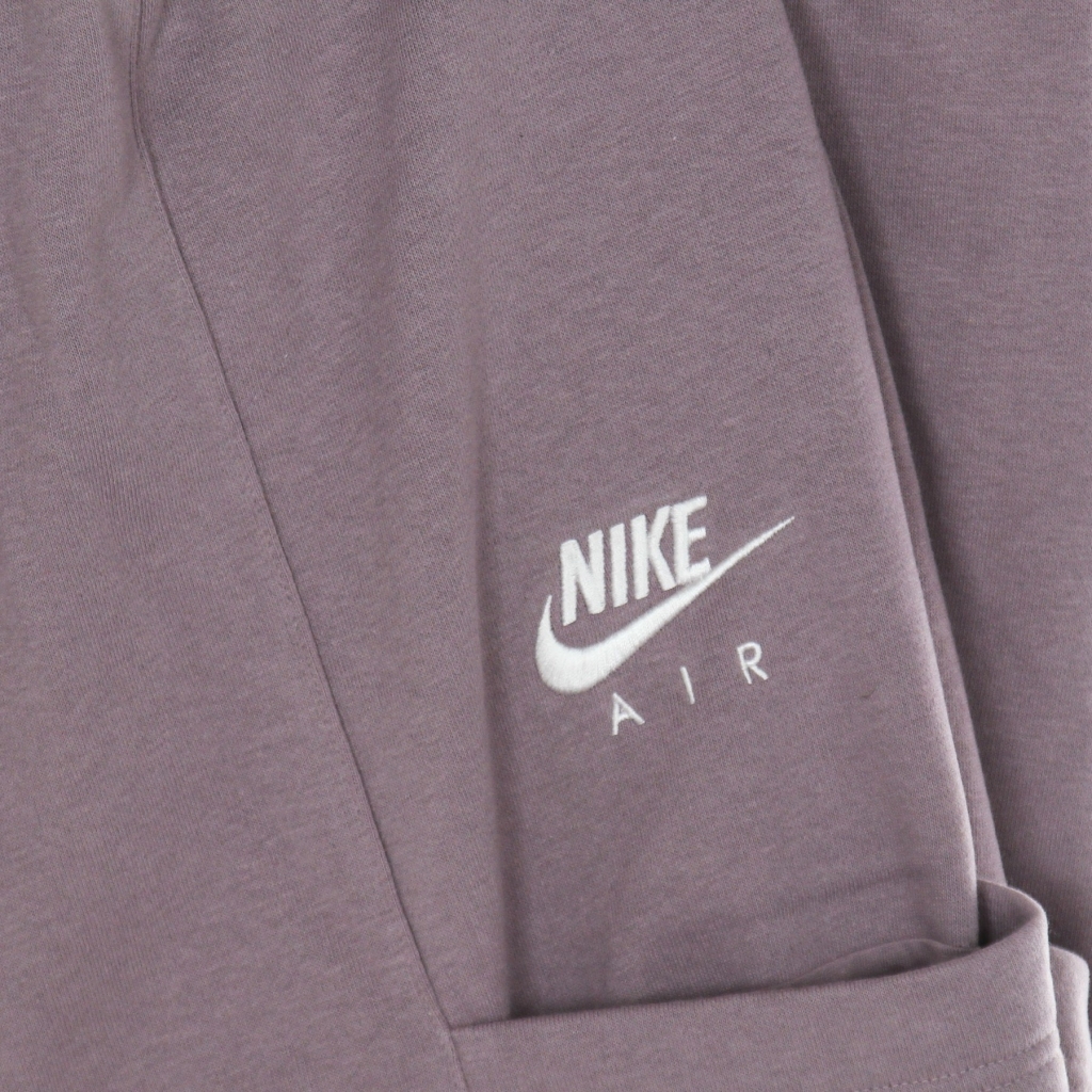pantalone tuta felpato donna sportswear air pant fleece mr PURPLE SMOKE/WHITE