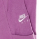 pantalone tuta felpato donna sportswear air pant fleece mr VIOLET SHOCK/WHITE