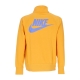 felpa leggera collo alto uomo sportswear long-sleeve mid layer top KUMQUAT/MEDIUM BLUE