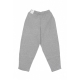 pantalone tuta felpato donna w essentials collection fleece curve pants DK GREY HEATHER/WHITE