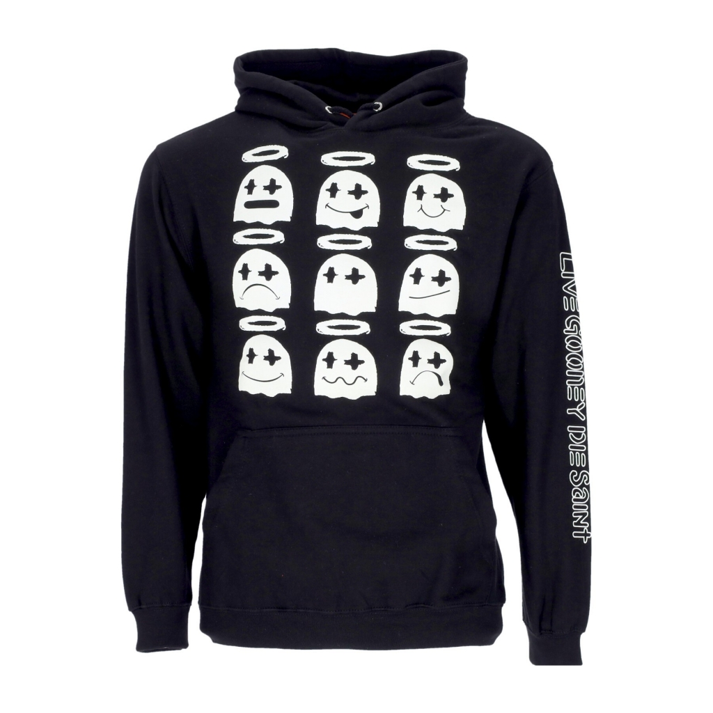 felpa cappuccio uomo ghost emotions hoody BLACK