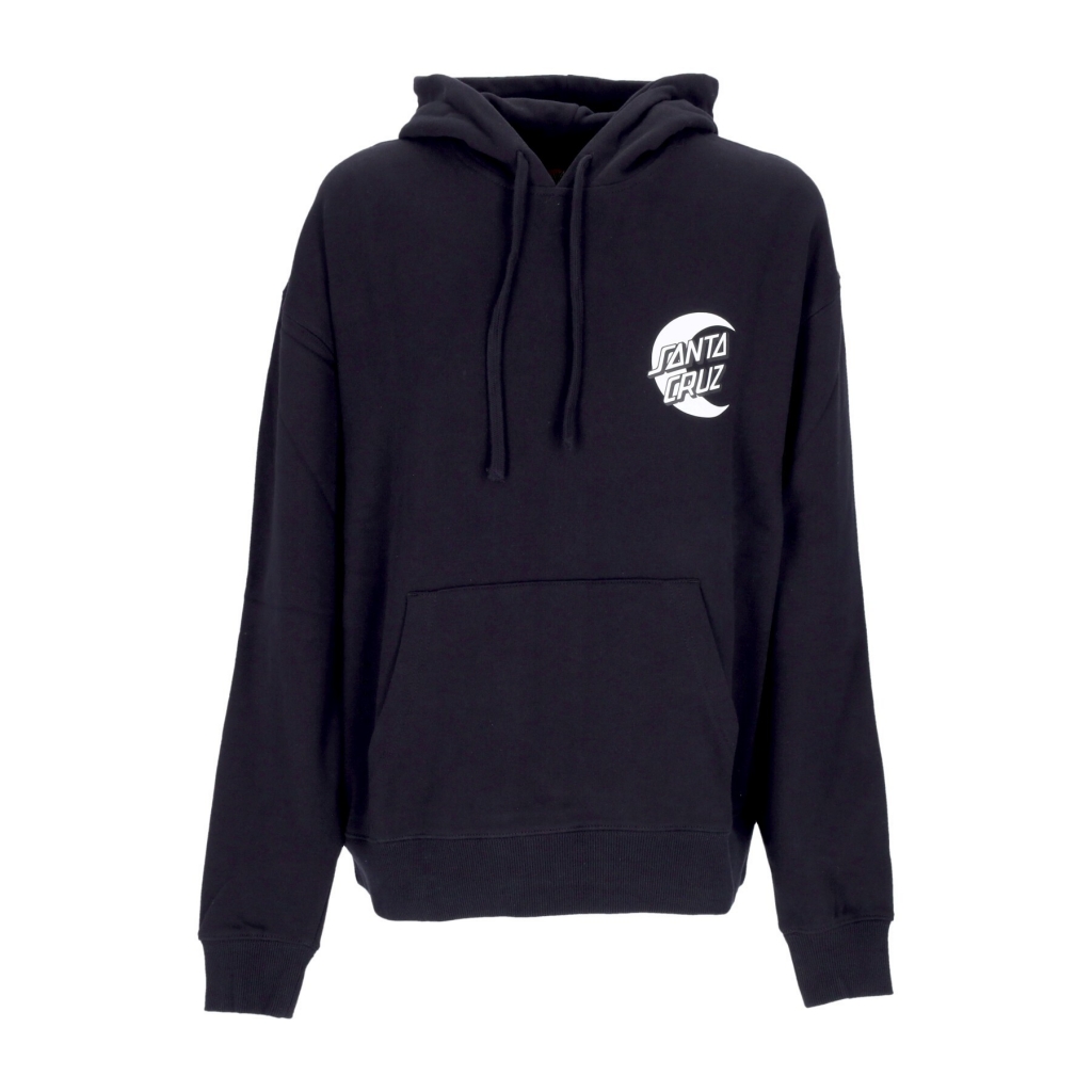 felpa leggera cappuccio uomo cabana moon dot hood BLACK