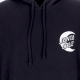 felpa leggera cappuccio uomo cabana moon dot hood BLACK