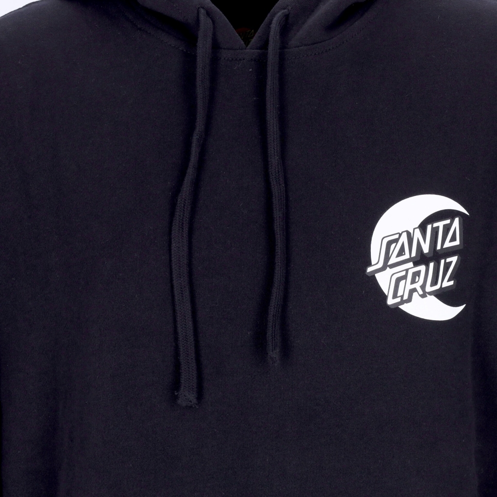 felpa leggera cappuccio uomo cabana moon dot hood BLACK