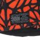 giubbotto uomo bosco pattern jacket hoodie zip BLACK/RED