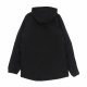 giubbotto uomo bosco pattern jacket hoodie zip BLACK/RED