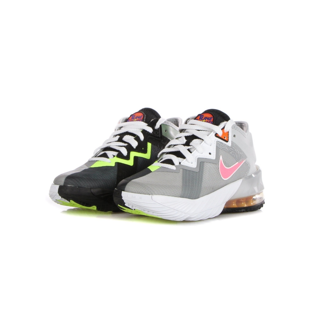 scarpa basket ragazzo lebron xviii low bugs vs marvin gs LT SMOKE GREY/SUNSET PULSE/BLACK/WHITE