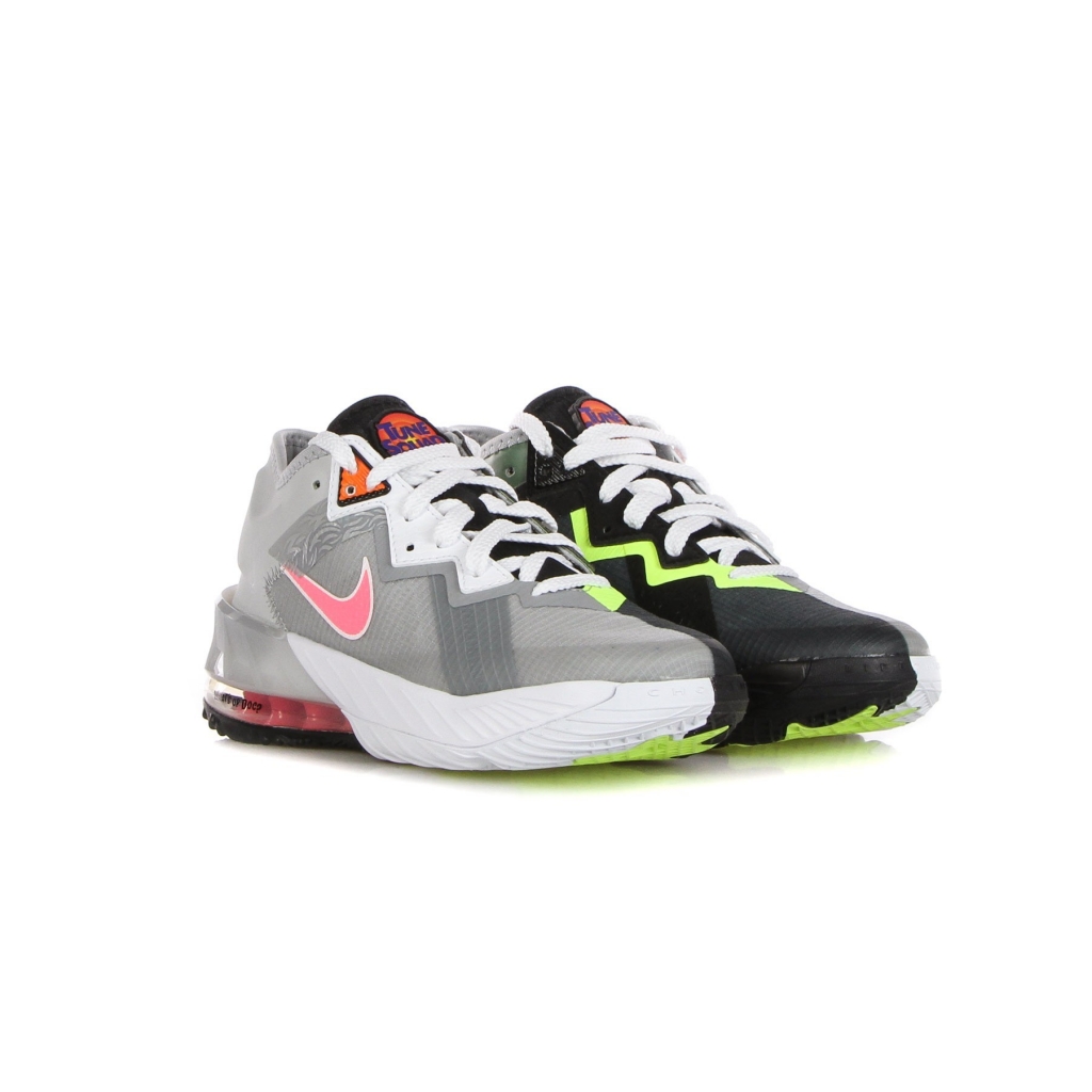scarpa basket ragazzo lebron xviii low bugs vs marvin gs LT SMOKE GREY/SUNSET PULSE/BLACK/WHITE