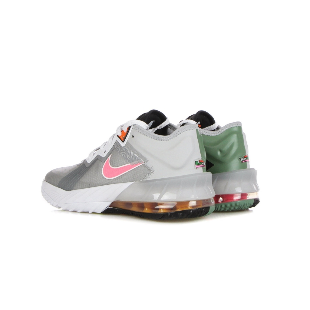 scarpa basket ragazzo lebron xviii low bugs vs marvin gs LT SMOKE GREY/SUNSET PULSE/BLACK/WHITE