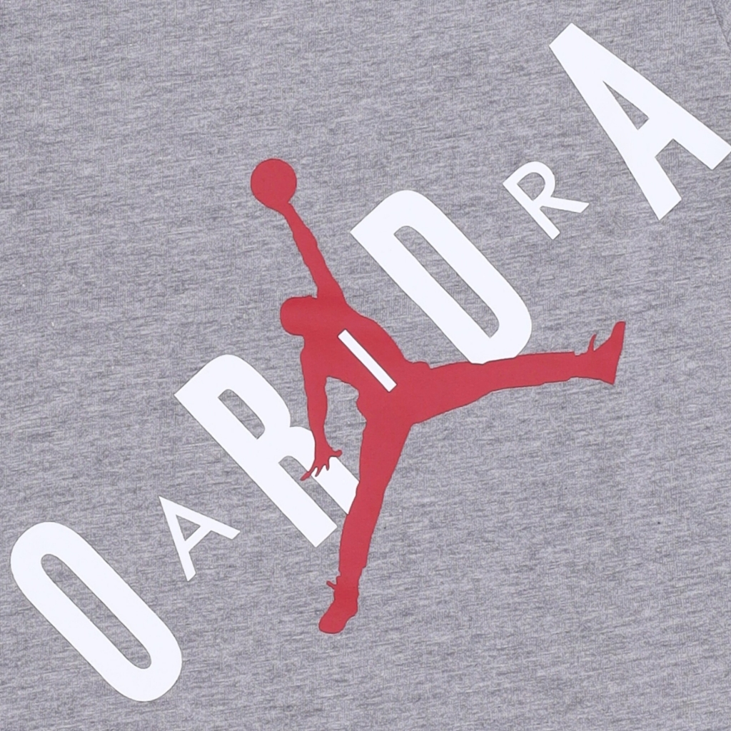 maglietta bambino jordan stretch out CARBON HEATHER