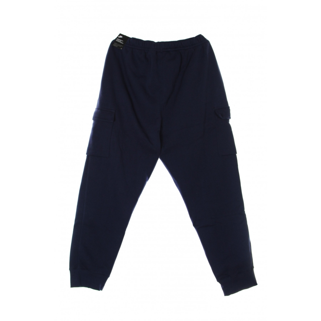 pantalone tuta felpato uomo  sportswear club cargo MIDNIGHT NAVY/MIDNIGHT NAVY/WHITE