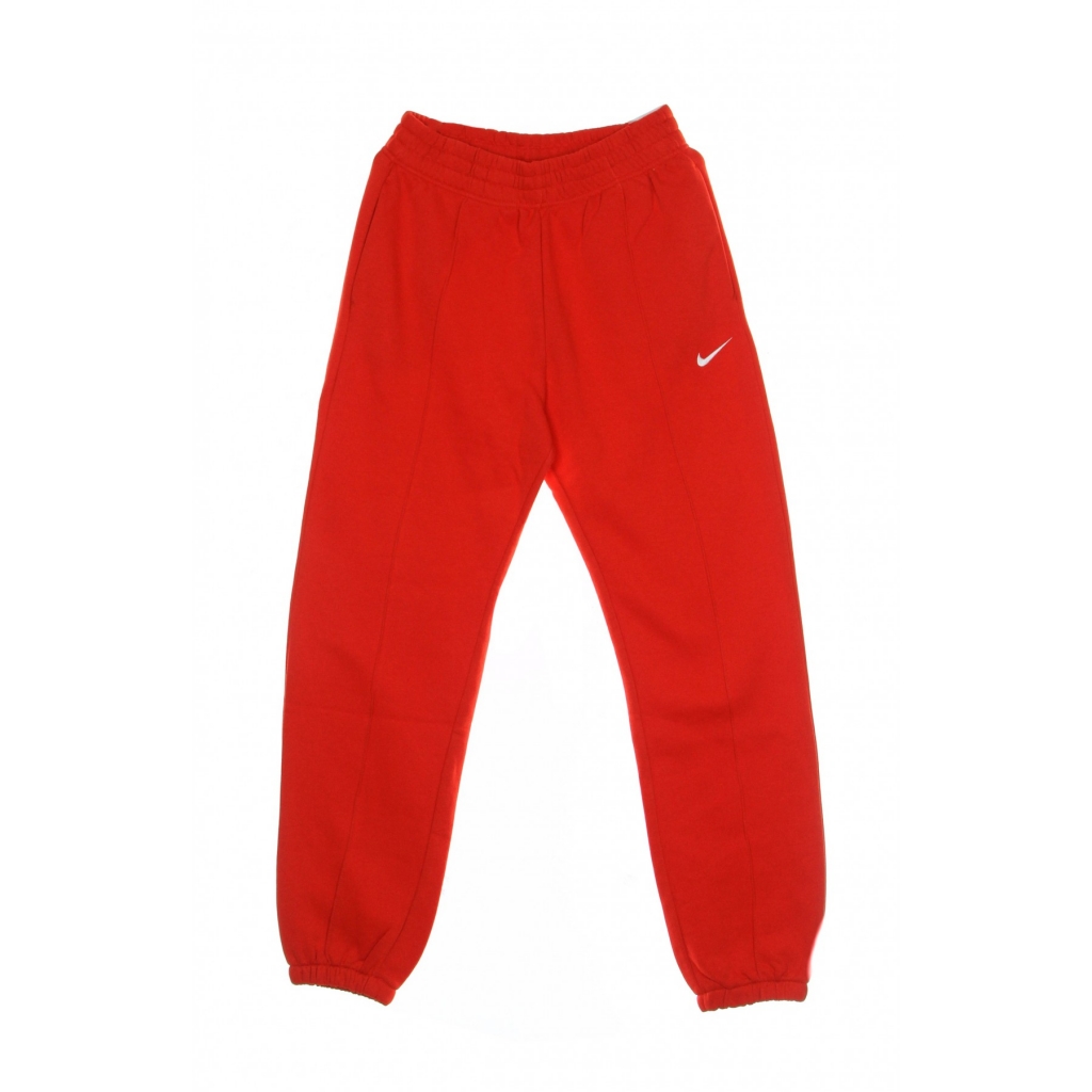 pantalone tuta felpato donna essential trend CHILE RED/WHITE