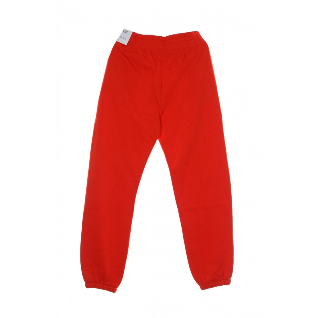 pantalone tuta felpato donna essential trend CHILE RED/WHITE
