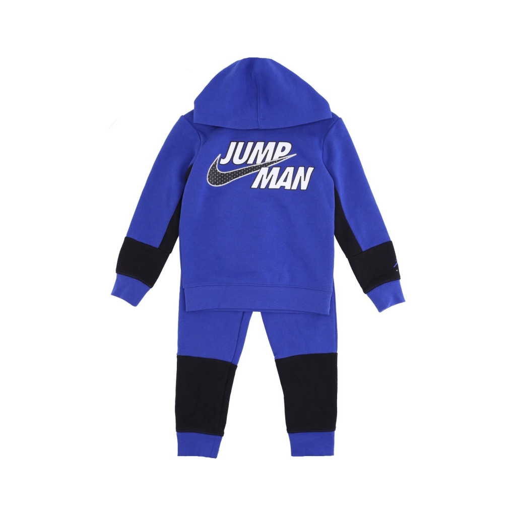 completo tuta bambino jumpman by nike fleece set RACER BLUE