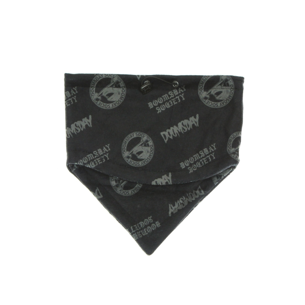 scaldacollo uomo logo loop fleece neck warmer BLACK