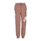 pantalone tuta felpato uomo jumpman fleece pant ARCHAEO BROWN/BLACK
