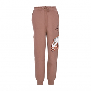 pantalone tuta felpato uomo jumpman fleece pant ARCHAEO BROWN/BLACK