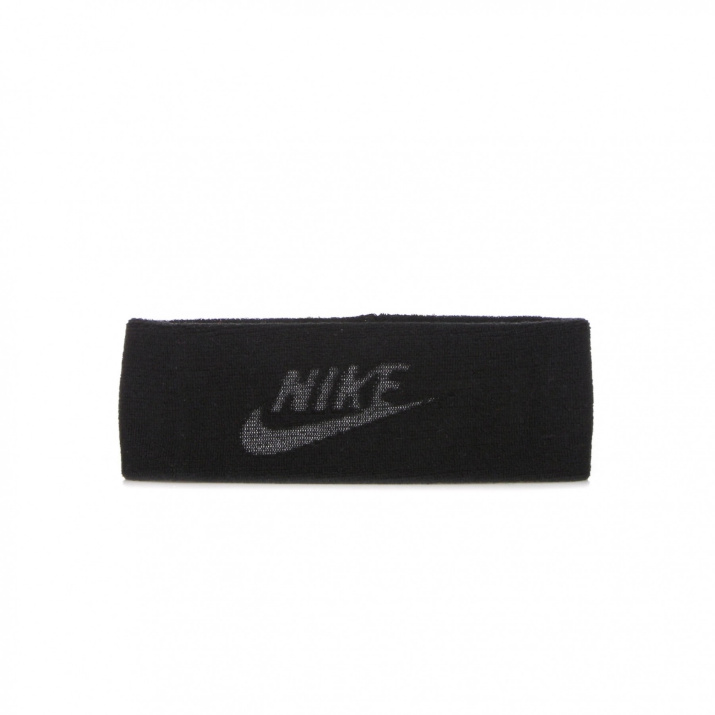 fascetta uomo sport headband terry BLACK