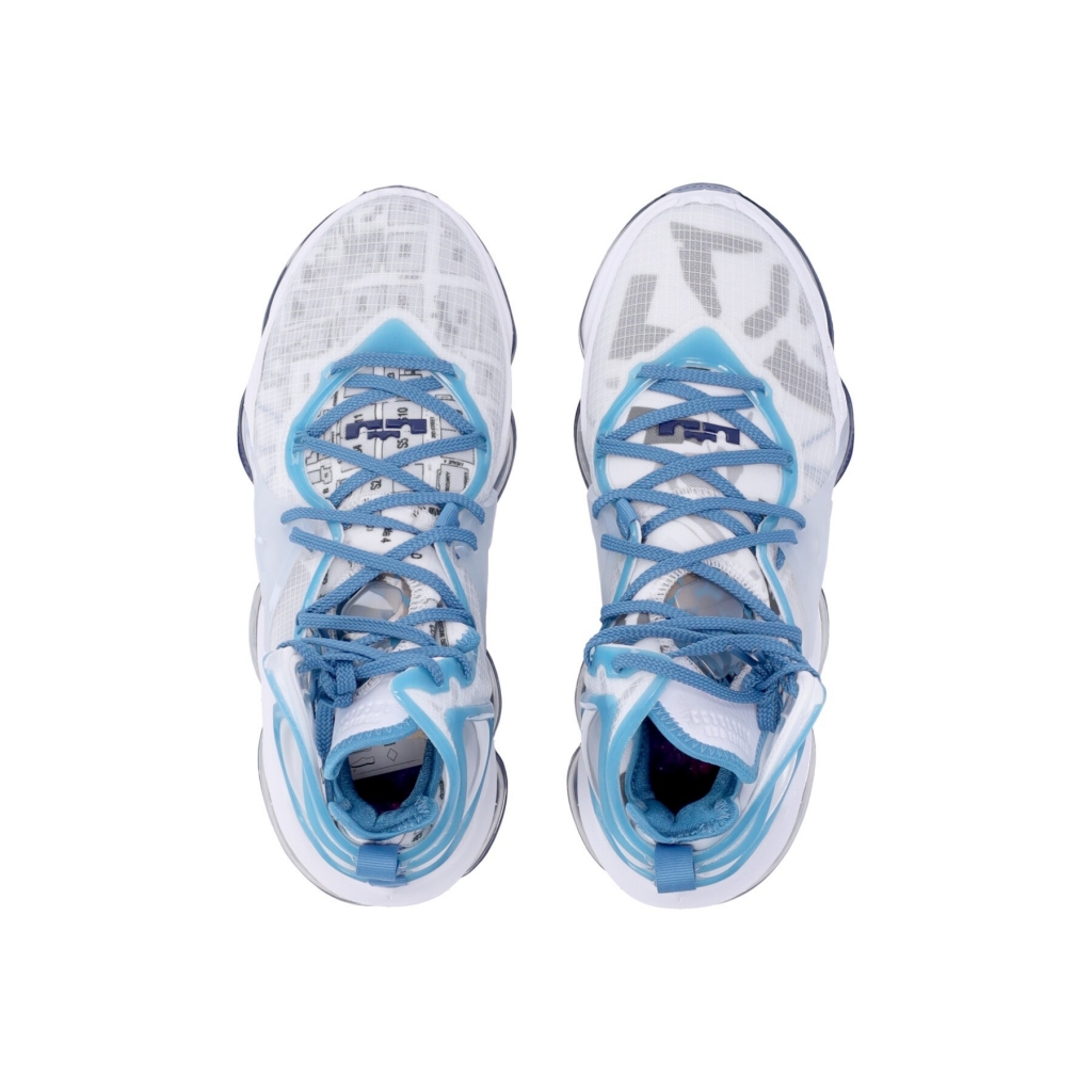 scarpa basket uomo lebron xix WHITE/DUTCH BLUE/BLUE VOID
