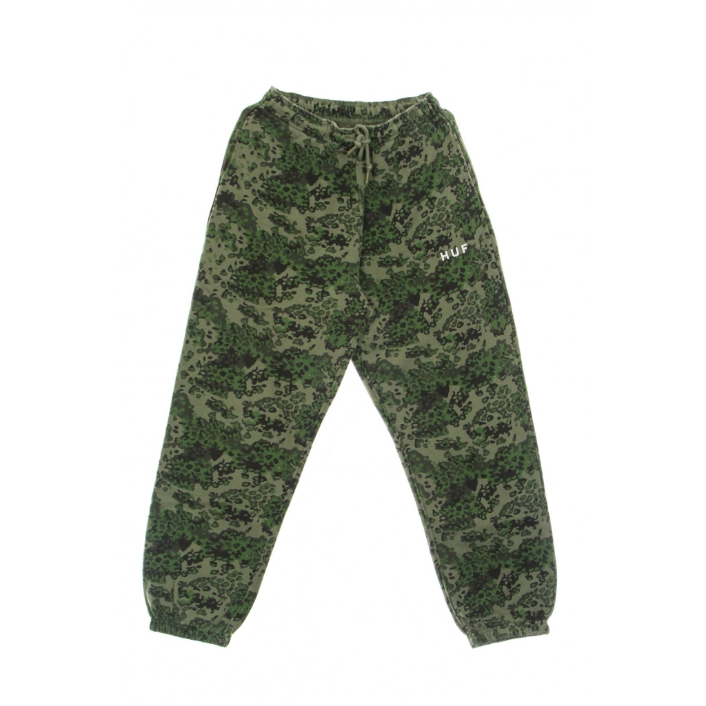pantalone tuta felpato donna contra fleece pant GREEN CAMO
