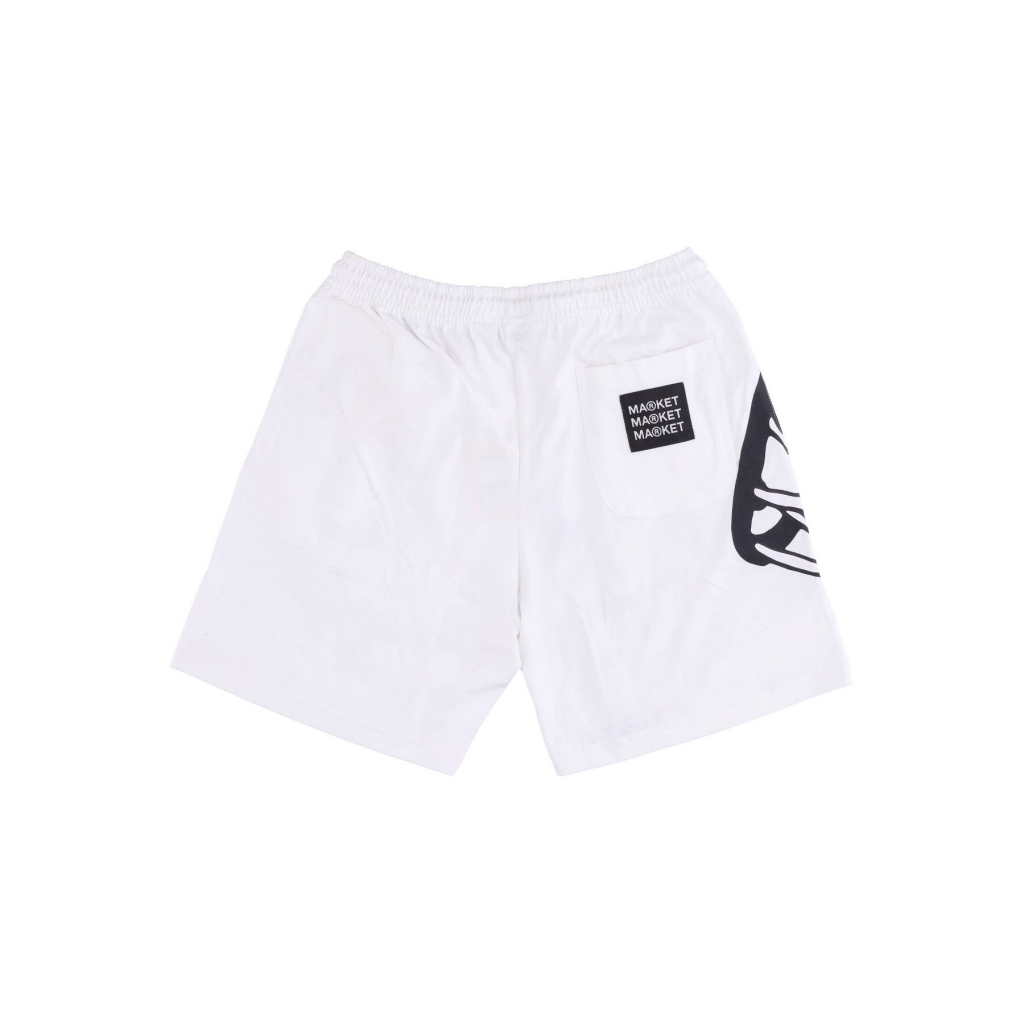 pantalone corto tuta uomo smiley in the net uv shorts x smiley WHITE