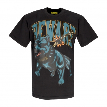 maglietta uomo beware dog washed tee BLACK