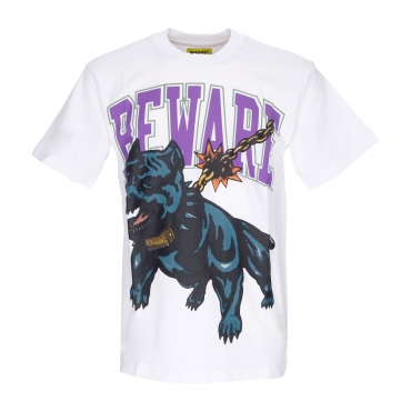 maglietta uomo beware dog washed tee WHITE
