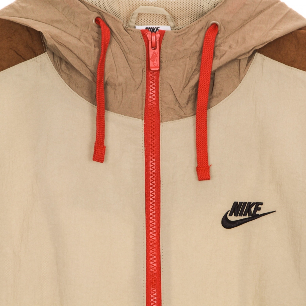 completo tuta uomo woven hooded tracksuit LIMESTONE/BLACK